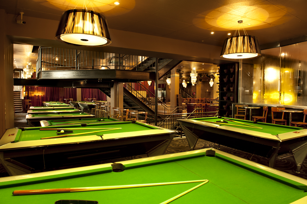 Pool tables at the Shark Hotel, Sydney